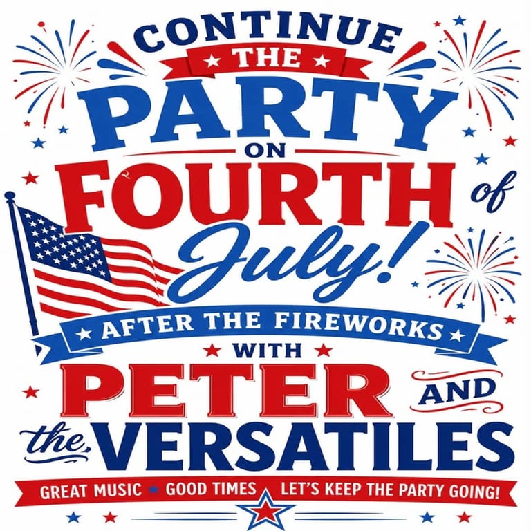 Peter & The Versatiles, July 4 after the Fireworks