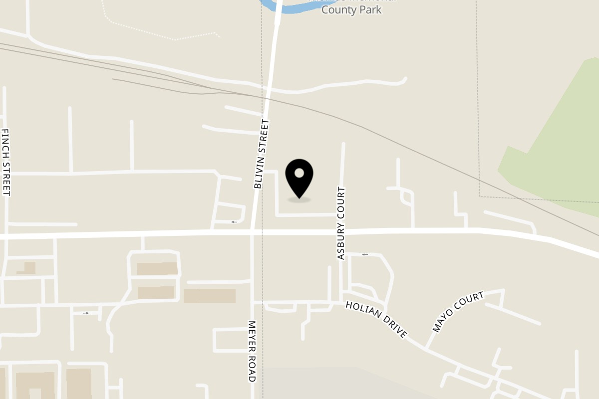 Map showing the location of Saylor Mick's Pizza & Pub on 2020 US-12 in Spring Grove